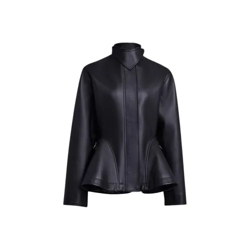 Alaia Черные Женские Кожаные Куртки