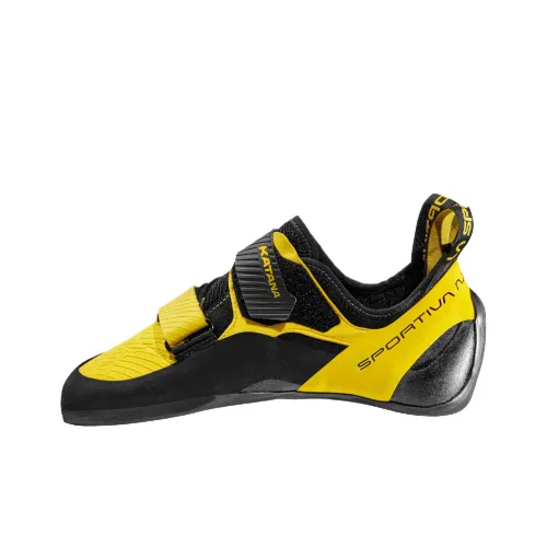 LA SPORTIVA Katana Скалолазательная обувь Низкий топ Черный Желтый Мужской