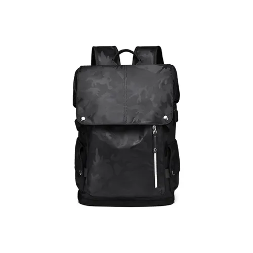 Old Man's Head Ткань Рюкзак Унисекс Камуфляж Черный