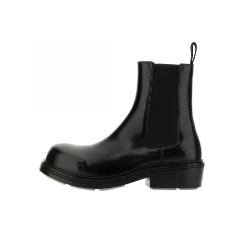 Bottega Veneta Fireman Короткий Челси Мужской Черный