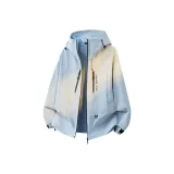 Ледниково-голубой (Ветрозащитная и водонепроницаемая легкая ветровка)