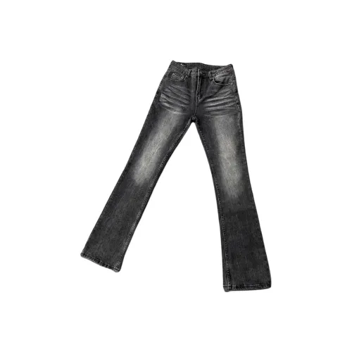 XUBAIHUO Черные унисекс джинсы