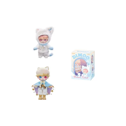 POP MART Коллаборация Edition DIMOO Dreamwalking Коллекция Action Куклы Слепые Коробки Один Mystery Коробка Целая Коробка 2 шт