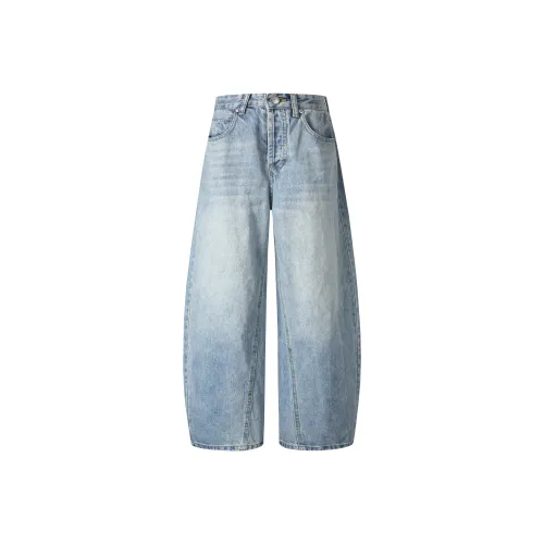 MAOQIAOYI Синие Унисекс Джинсы