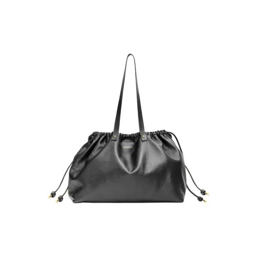 ISABEL MARANT Lambskin Tote Bag Shopping Bag Handbag Shoulder Bag Women's Black