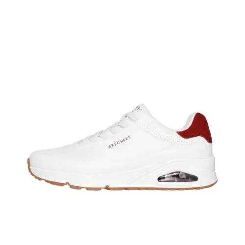 Skechers Uno Устойчивый к истиранию Низкий Топ Casual Мужской Белый