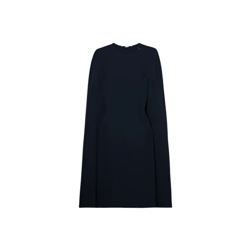 STELLA MCCARTNEY Морской синий Женские Длинные Платья с Рукавами