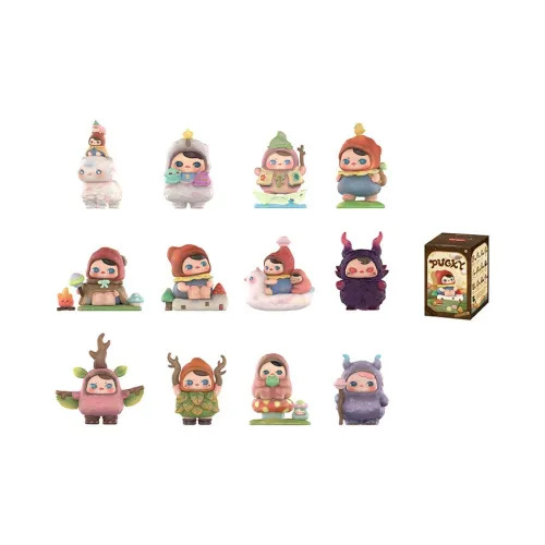 POP MART Коллаборация Edition Покемон Departure Collection Фигурка Слепые Коробки Один Mystery Коробка Целая Коробка 12 шт