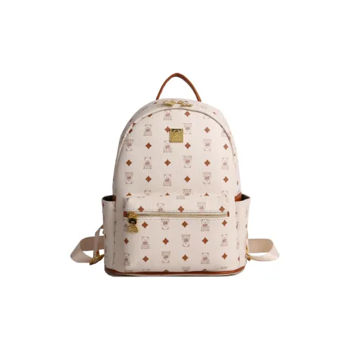 Single Warehouse ПУ (полиуретан) Рюкзак Стандартный Женский Экрю Розовый Желтый