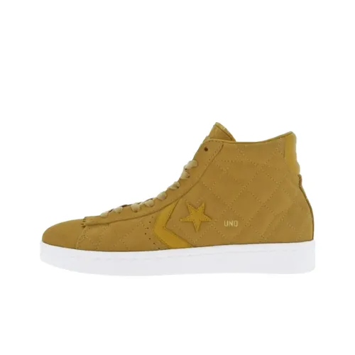 UNDEFEATED x Converse Устойчивые к истиранию MID Скейтборд Кроссовки Мужские Цвет ириски Коричневый