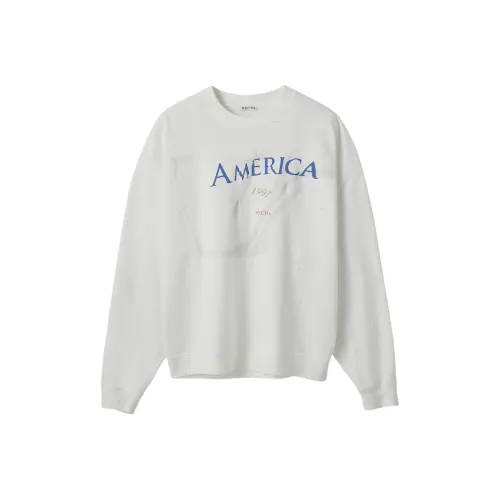 RECTO SS25 AMERICA 1992 DIRTY Винтаж Стирание Длинные Рукава Рубашка Мужская