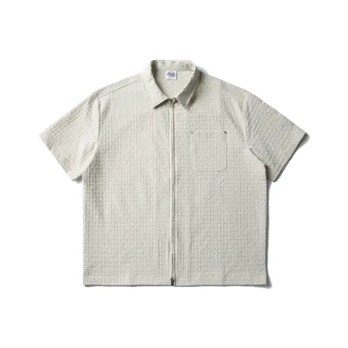 UNDOMAZE Летняя Короткая Рубашка с Короткими Рукавами Свободного Кроя Мужская