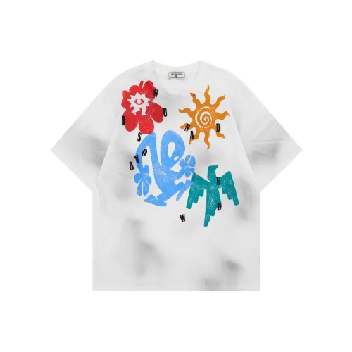 WAYHWEI Белая унисекс футболка