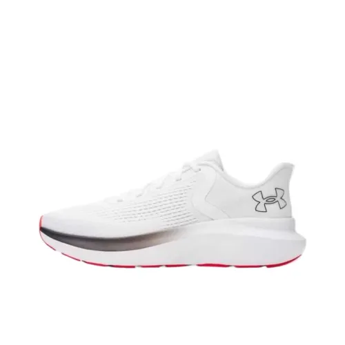 Under Armour Rogue 5 Устойчивые к истиранию Дышащие Низкие Беговые кроссовки Мужские Белые