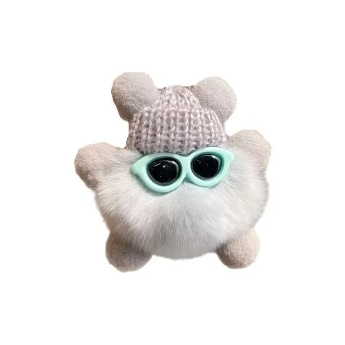 G.DUCKKIDS Угольный Шар Милый Стекло Эльф Куклы Плюшевый Брелок 7 см Высота