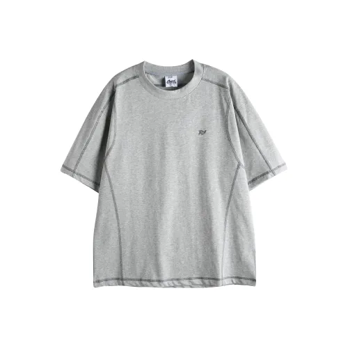 UNDOMAZE Лето Короткий рукав Свободный крой Унисекс