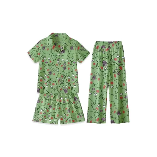 ECONICE Little DIMPLES Короткий рукав Шорты+Штаны Унисекс Пижамные комплекты