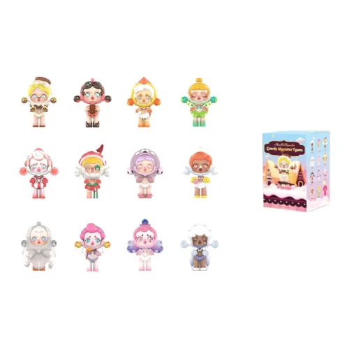 POP MART Skullpanda Candy Monster Town Слепые коробки Один Mystery Коробка Целая коробка 12 шт