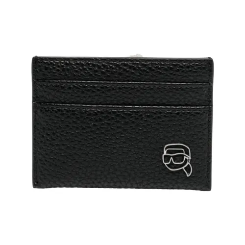 KARL LAGERFELD IKON Полиуретанный держатель для карт Унисекс Черный