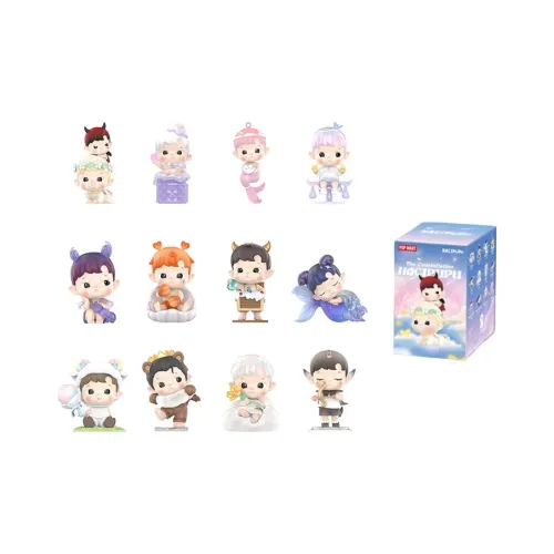 POP MART HACIPUPU Constellation Коллекция Слепые коробки Один Mystery Коробка Целая коробка 12 шт