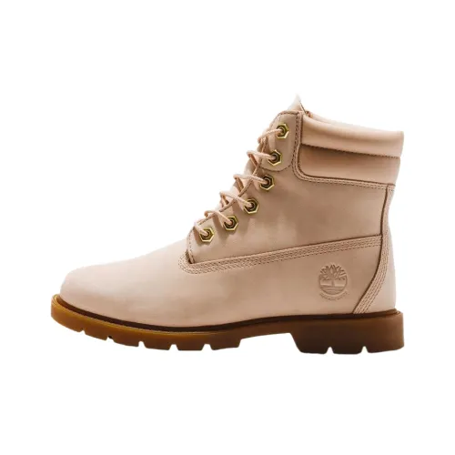 Timberland Linden Woods 6 Дышащий Амортизация Водонепроницаемый Короткий Аутдор Женский Бежевый
