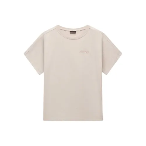 NAPAPIJRI T Рубашка Женская Бежевая Серебряная