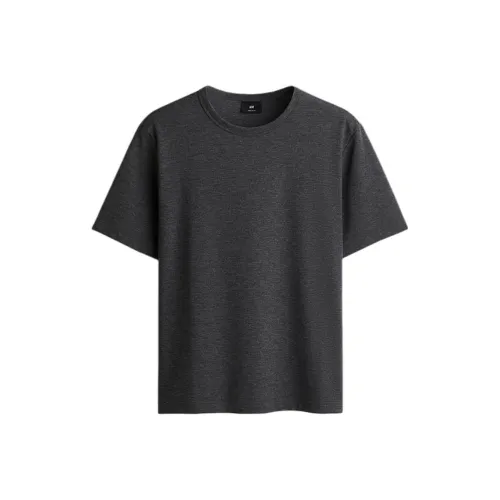 H&M Темно-серая унисекс футболка