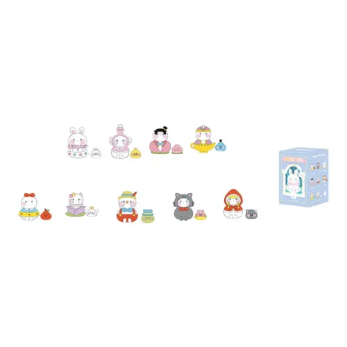 POP MART BOBO COCO Fairy Tale Book Collection Плюшевый брелок коробка с неожиданным содержимым одна коробка полная коробка 9 штук