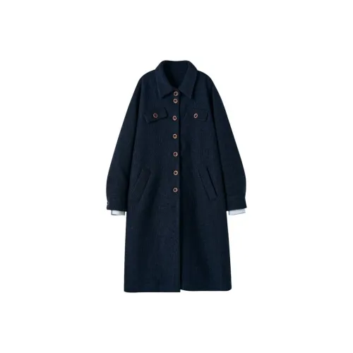 SHUXI Monaco Blue Women's Coat SHUXI Monaco Синий Женское Пальто