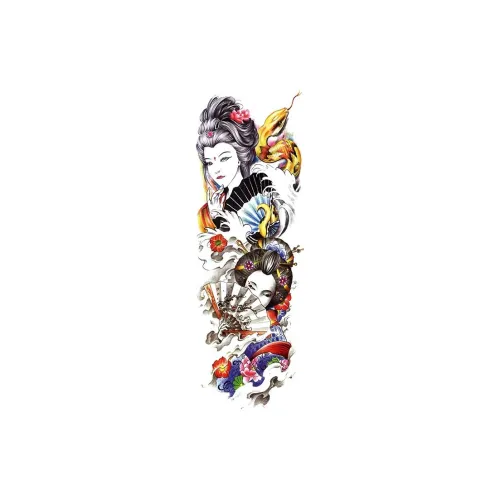 LIEJI ArtS Девушка Многоцветный Наклейка для Татуировки