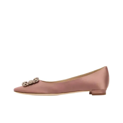 MANOLO BLAHNIK Hangisi Женские повседневные туфли Розовый Женские
