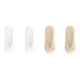 2 шт Белый + 2 шт Кожа