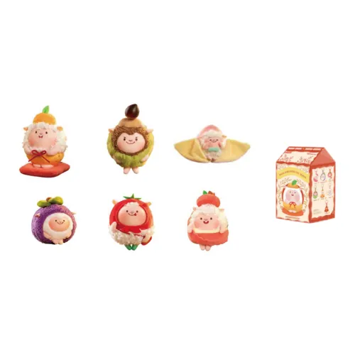 POP MART Flying DongDong Sheep Somewhat Dedenne Collection Интересный Blind Box Single Mystery Box Целая коробка 6 шт