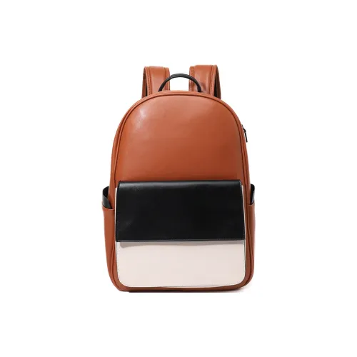 NOMK ПУ (полиуретан) Рюкзак Стандартный Мужской Хаки