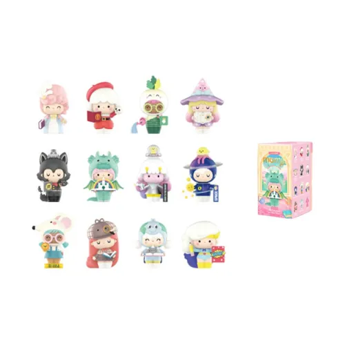 POP MART Whisper Кукла Book Club Collection Blind Boxes Single Mystery Box Целая коробка 12 шт