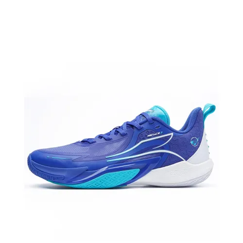 361° Blitz 2 Устойчивый к истиранию Дышащий MID Топ Угольный Critical Технология Баскетбольные кроссовки Мужской Игровой синий