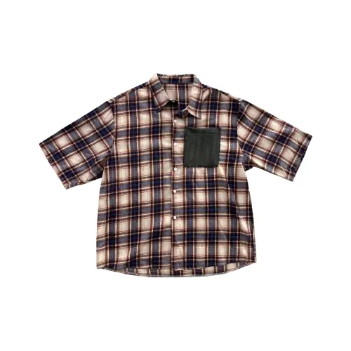 YAOQI Коричневый Унисекс Рубашки