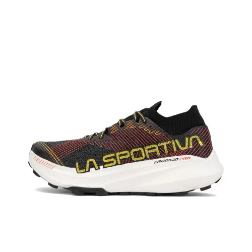 LA SPORTIVA Prodigio Pro Беговые кроссовки Низкий топ Черный Желтый Мужской