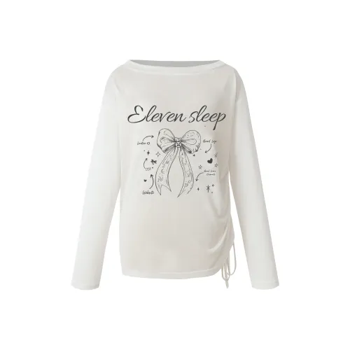 ELEVEN SLEEP Белая Женская Футболка
