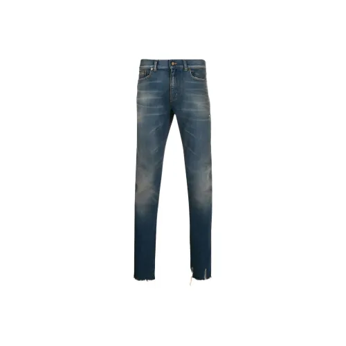 SAINT LAURENT Blue Men's Jeans SAINT LAURENT Синий Мужские Джинсы