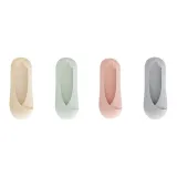 Кожа + Розовый Оранжевый + Светло-зеленый + Светло-серый