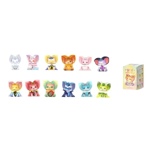 POP MART YOKI Gemstone The Little Prince Слепые коробки Один Mystery Коробка Целая коробка 12 шт