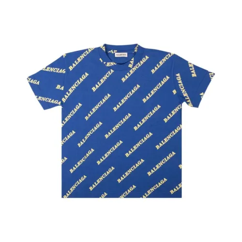 Balenciaga Мужские синие футболки