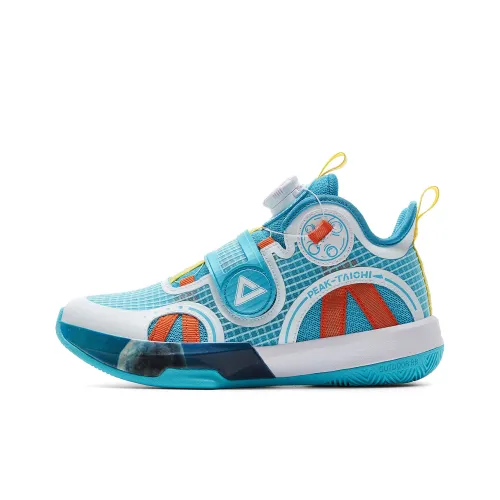 PEAK Attitude 7,0 Детские баскетбольные кроссовки Низкий верх Хлор Синий Школьный возраст