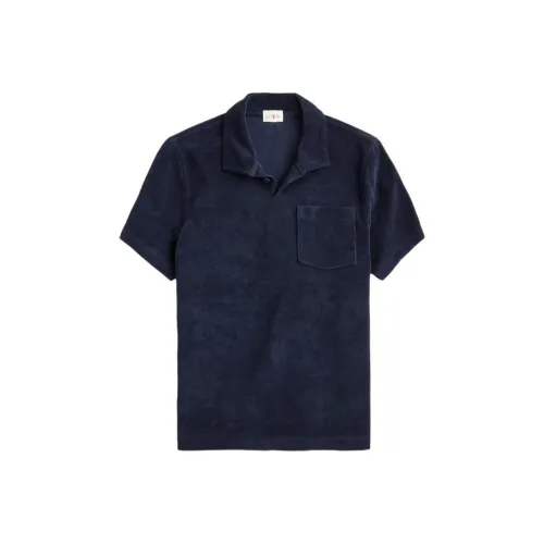 J.Crew Морской Синий Мужская Поло