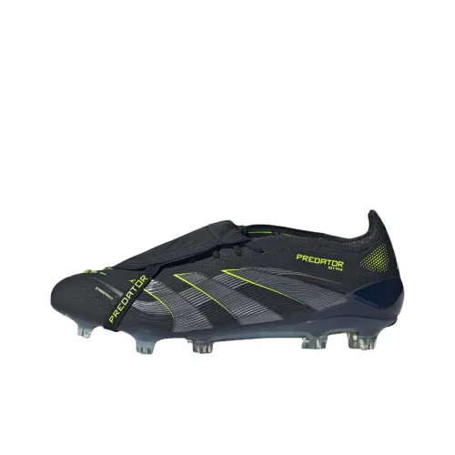 Adidas PREDATOR ELITE FG Твердый Грунт Устойчивый к Износу Футбольные Бутсы Унисекс Черные