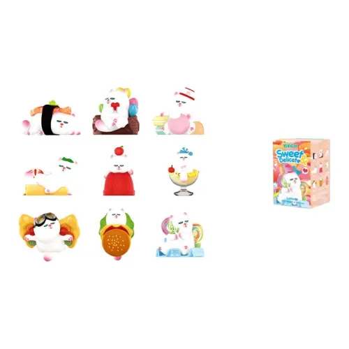 POP MART Коллаборация ViViCat Слепые коробки Одиночная слепая коробка Цельная коробка 9 шт