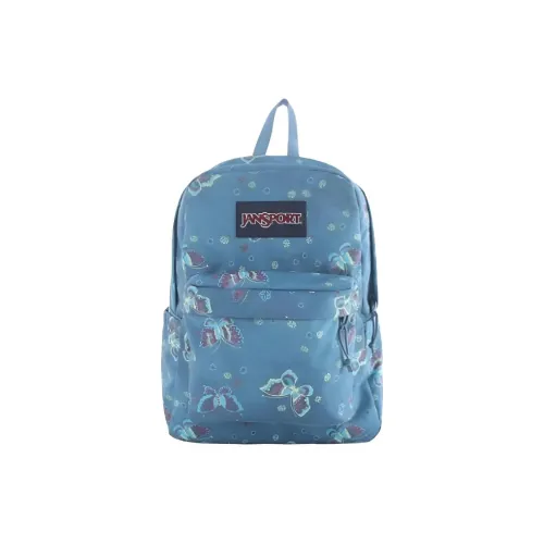 JanSport Полиэстер Рюкзак Средний Унисекс Синий