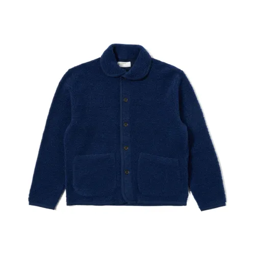 Universal Works Blue Men's Jackets Универсал Воркс Синий Мужские Куртки