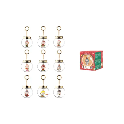 POP MART THE MONSTERS LABUBU Let's Christmas Подвеска, Слепая Коробка, Одиночная Коробка/комплект Из 9 Шт.